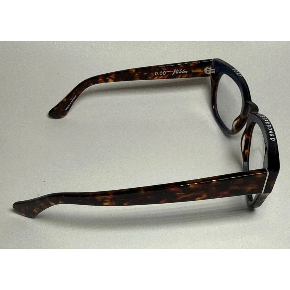 Caddis The Miklos Reading Glasses 0.00 Tortoise Shell Blue Size 52-20-145